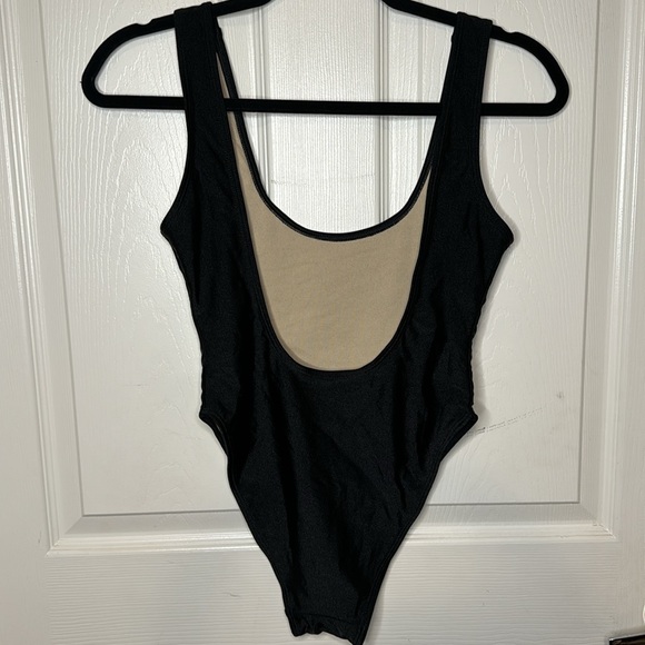 Black one piece swim suit - Picture 2 of 3